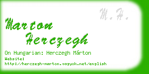 marton herczegh business card